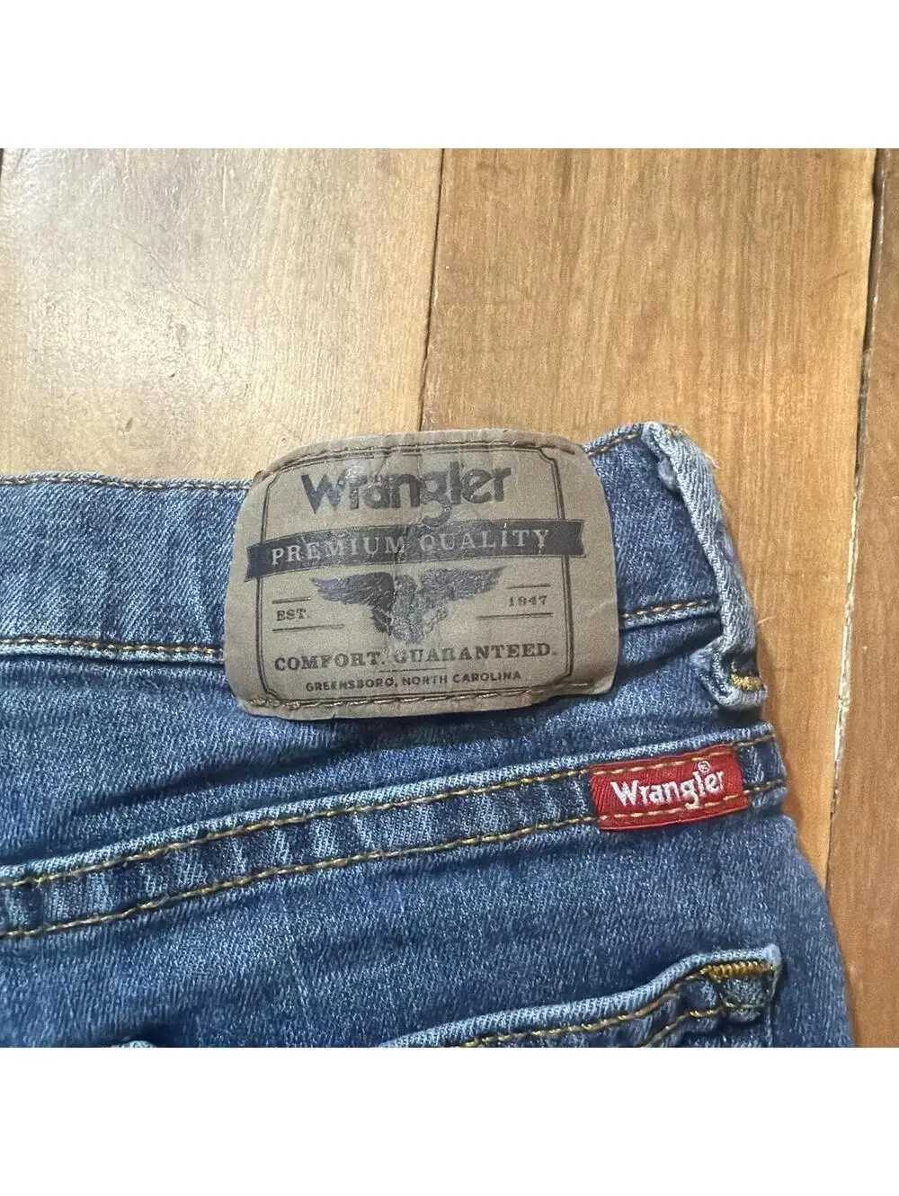 Wrangler Kid's Blue and Navy Jeans